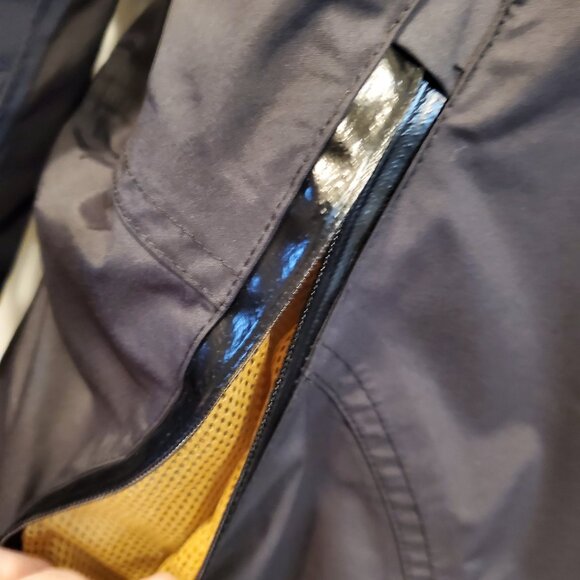 ✨ Vintage HELLEY HANSEN Black/Gold Ski Jacket L/G ✨ - Picture 8 of 12